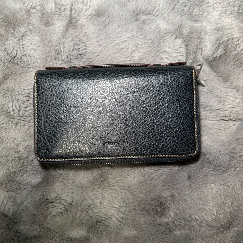 Coach Black Leather Wallet